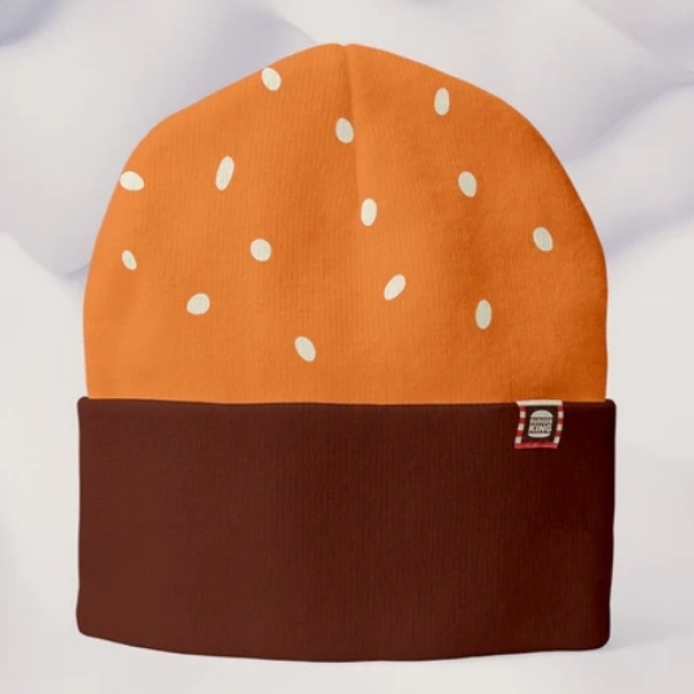 Nwt- Official Burger King Sesame Seed Bun Beanie